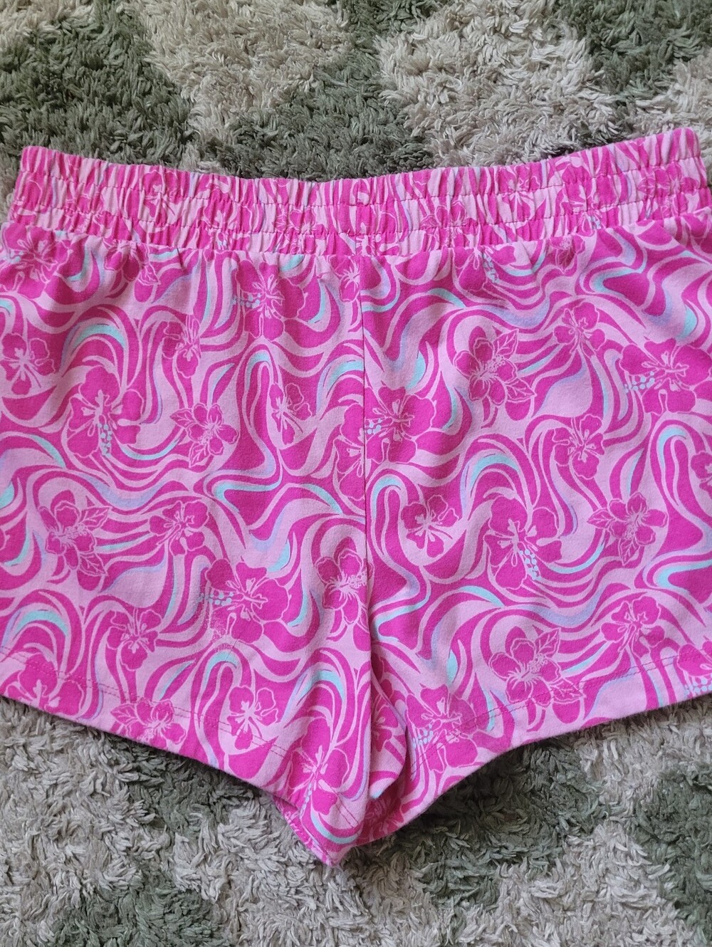 wonder nation Pink Floral Athletic Shorts